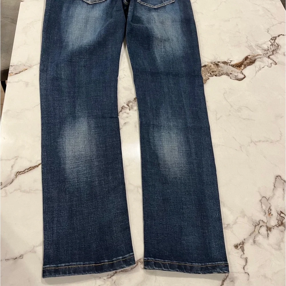 DISIHAO Fashion Men Jeans Pants Slim  Embroidery Denim jeans pant SZ/32